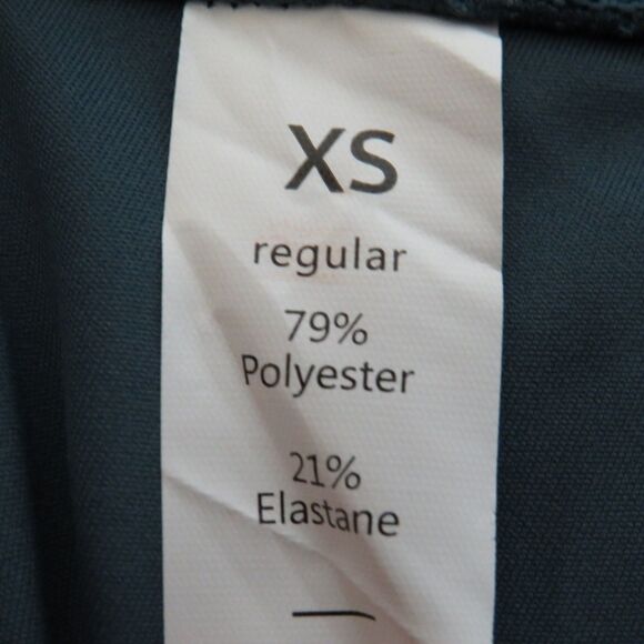 Halara Blue Crossover Waist Front Pocket Split Flare Leggings Size XS - Picture 11 of 11